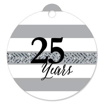 Big Dot of Happiness We Still Do - 25th Wedding Anniversary - Party Favor Gift Tags (Set of 20)