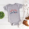 The Juniper Shop Patriotic Stars And Stripes Cursive Baby Bodysuit - 2 of 2