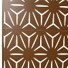 PAGED Privacy Screen Modern Metal Fence Partition Panel with Geometric Pattern for Balcony Garden Room Divider, 76" H×48" W - 4 of 4