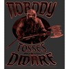 Men's Lord of the Rings Gimli Nobody Tosses a Dwarf T-Shirt - 2 of 4