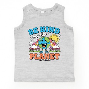 SmileyWorld Be Kind To Our Planet Rainbow - Youth Tank Top - 1 of 4