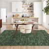 Vintage  Area Rug for Living Room Bedroom Non-Slip Low Pile Machine Washable Rug - 3 of 4