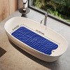 Non Slip Bathtub And Shower Mats 40x16 Extra Long Bath Tub Mat With Suction Cups & Drain Holes - Lux Decor Collection - 3 of 4