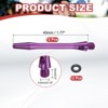 Unique Bargains 2BA Thread Aluminum Dart Shafts with Rubber Rings for Steel Tip 12 Pcs - 2 of 4