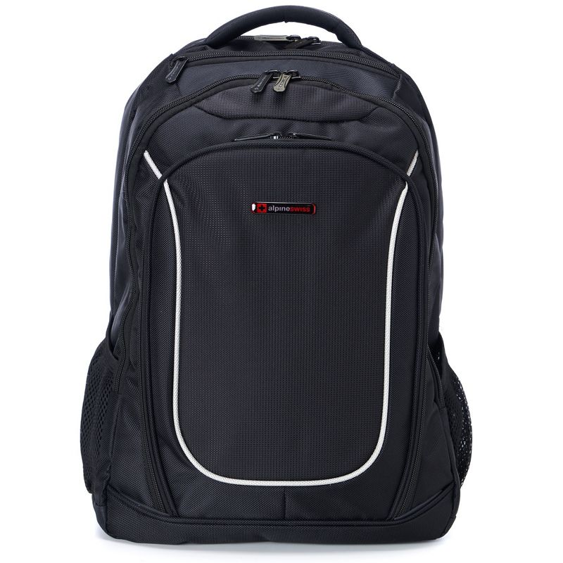Alpine Swiss Oneida 15.6" Laptop Backpack With Tablet Sleeve & Mfg Warranty, 1 of 12