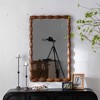 Vynxaria 24" Mid-Century Wall Mirror - Modern Wood Framed Decorative Mirror - 2 of 4