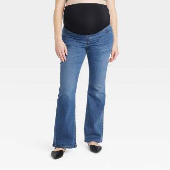 Over Belly Ankle Bootcut Maternity Pants - Isabel Maternity by Ingrid &  Isabel™ Blue 00
