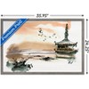Trends International China Landscape with Pagoda Framed Wall Poster Prints - 3 of 4