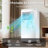 R.W.FLAME 8000 BTU Portable Air Conditioner, 3-in-1 AC Unit with Cooling, Fan & Dehumidifier, Sleep Mode, 24H Timer, Window Sealing Kit - 2 of 4