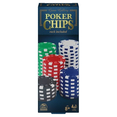 Game Gallery 100pc Poker Chips - Rack Included