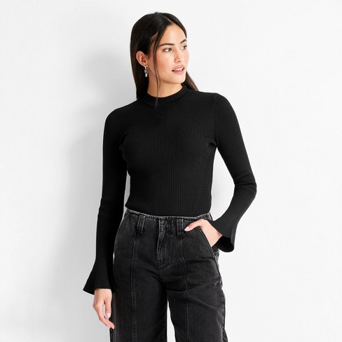 Black turtleneck sweater target hotsell