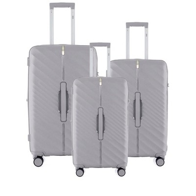 IZOD Gail 3-Piece Polycarbonate Expandable Luggage Set with 360° Dual Spinning Wheels & Combo Lock - 29", 26", 20" Sizes