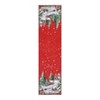 Christmas Area Rugs, Washable Non-Slip Snowscape Carpet, Soft Low Pile Foldable Stain Resistant for Bedroom, Home - 2 of 4