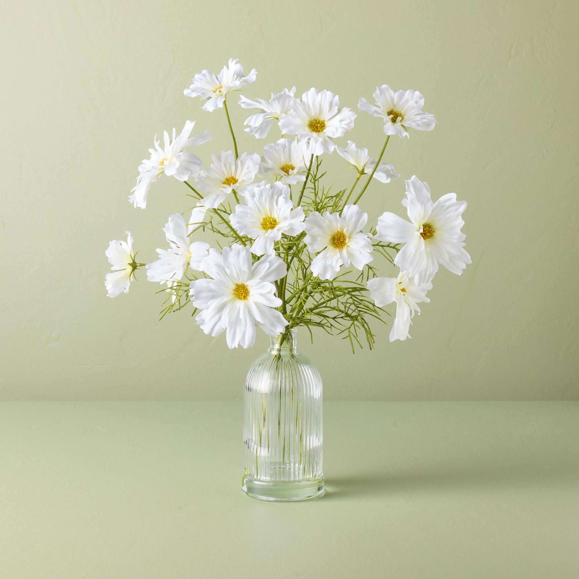 17" Medium White Cosmos Artificial Arrangement - Hearth & Hand™ with Magnolia