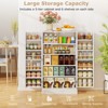 Tangkula 41" Tall Pantry Cabinet Kitchen Storage Cabinet w/ Doors & Adjustable Shelves - 4 of 4