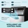 Simzlife Commercial Ice Maker, Stainless Steel, 150Lbs/Day, Ice Machine with 33Lbs Storage, Smart Control, for Party/Businesses, self-cleaning, Silver - 4 of 4