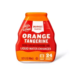 Liquid Water Enhancer Orange Tangerine - 1.62 fl oz Bottle - Market Pantry™