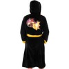DC Comics Bombshells Women's Retro Batgirl Plush Fleece Hooded Robe - 2 of 4