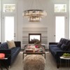LLHZSY 2-Tiers  8+4 Lights Crystal Pendant Chandelier for Dinning Room Living Room-26" - Black - 2 of 4