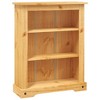 vidaXL 3-Tier Bookcase Mexican Pine Corona Range 31.9 in.x11.4 in.x39.4 in. - 2 of 4
