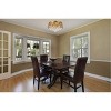 Elegant Lighting Tully 6 lights brass flush mount - 2 of 4