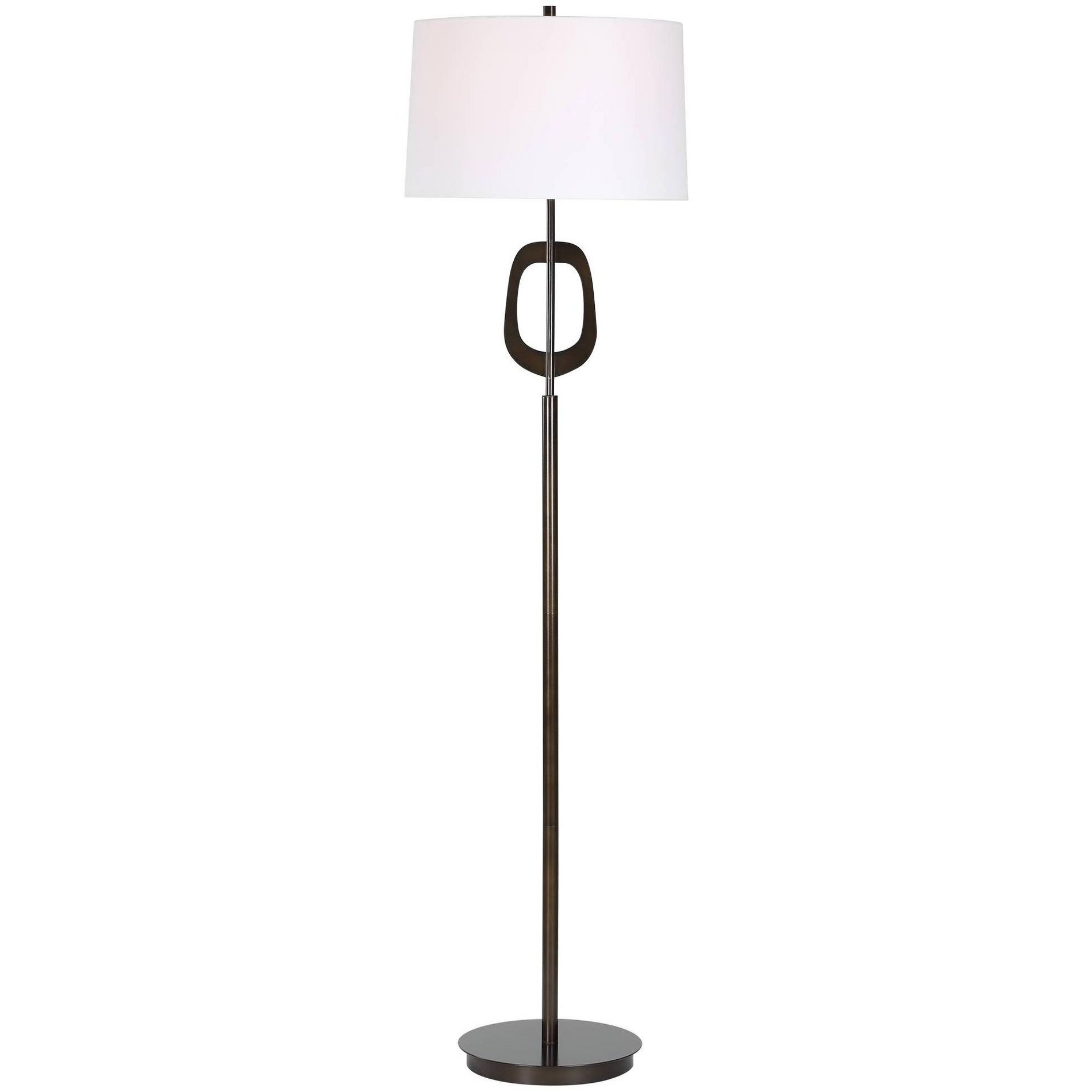Uttermost 63" High Oil Rubbed Bronze Metal Floor Lamp