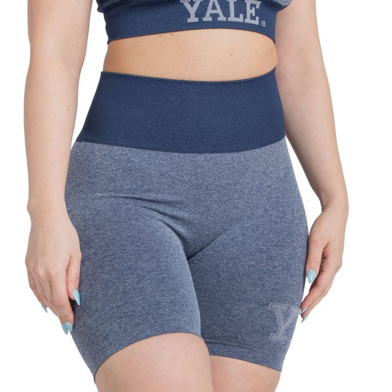 Yale Biker Shorts - High-Waisted Compression Shorts - Moisture-Wicking & Breathable - Ideal for Cycling, Running, Fitness by MAXXIM, 4 of 6