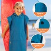 SUN CUBE Lightweight Kids Towel Changing Swim Robe Surf Beach Towel, Quick Dry Microfiber Hooded for Boys Girls 3-7 Years - 2 of 4