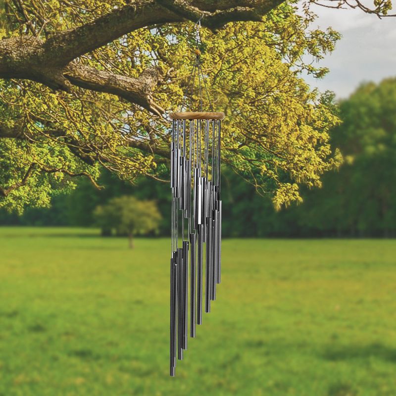 Sorbus Wind Chimes - Tubular Decorative Outdoor Garden Accent with Soothing Musical Bell Sounds - Great for Memorial, Home, Deck, Patio, or Garden, 2 of 9