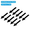Unique Bargains PVC Waterproof Removable Self-Adhesive Wall Marking Arrow Stickers - 3 of 4