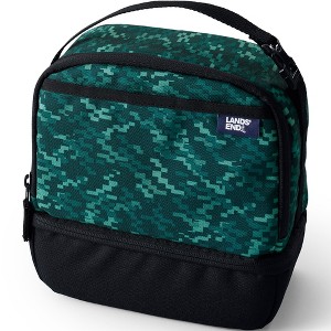 Lands' End Kids Insulated TechPack Lunch Box -  - Teal Shadow Digital Camo - 1 of 4