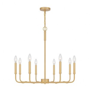 Quoizel Lighting Abner 8 - Light Chandelier in  Aged Brass - 1 of 4