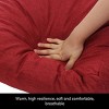 YEERSWAG 4-Set 24" x 24" Waterproof Outdoor Deep Seat Cushion Back Pad Cushion Red - 4 of 4