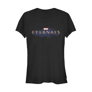 Juniors Womens Marvel Eternals Movie Logo T-Shirt - 1 of 3