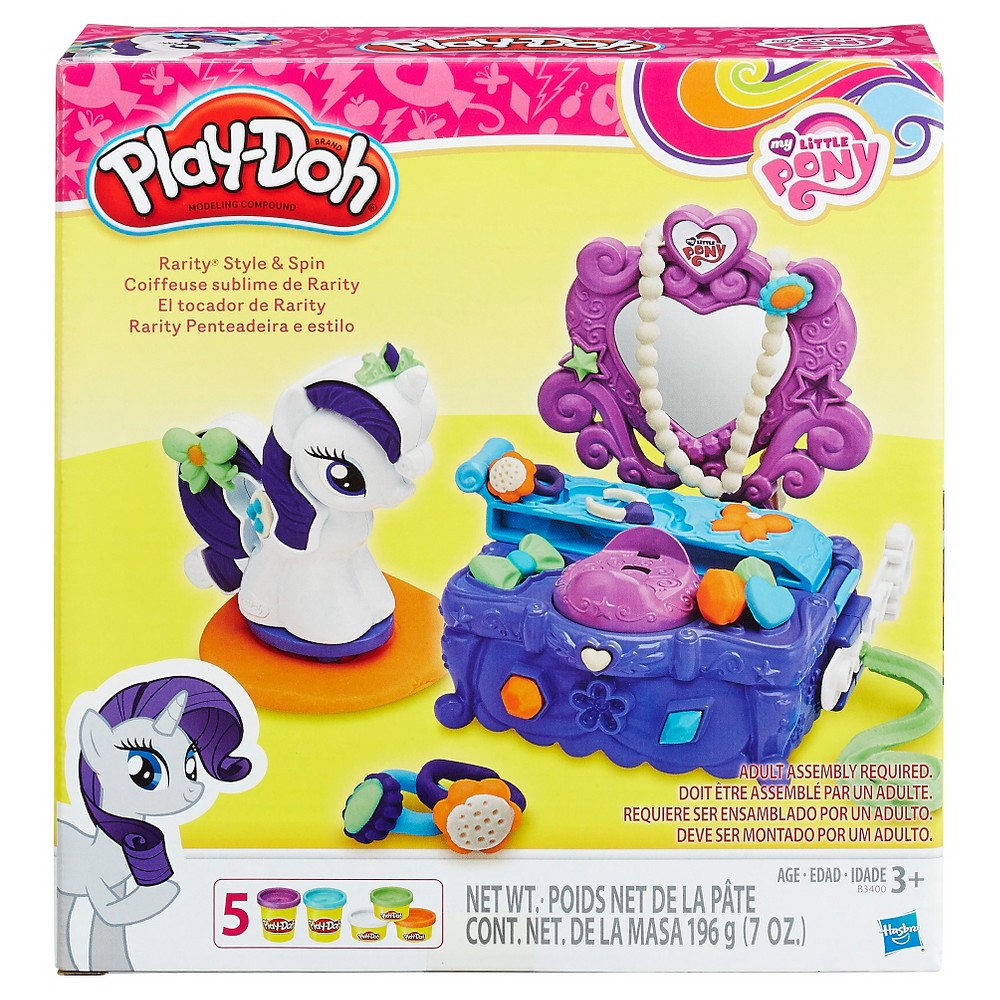UPC 630509393022 product image for Play-Doh My Little Pony Rarity Style and Spin Set | upcitemdb.com