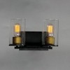 Maxim Lighting Sleek 2 - Light Vanity in  Antique Brass/Black - 4 of 4