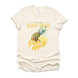 Simply Sage Market Farm Fresh Pineapple Watercolor Short Sleeve Tee - 1 of 4