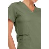 MediChic Women's Ruth 3-Pocket Multi Stitch V-Neck Scrub Top - 4 of 4