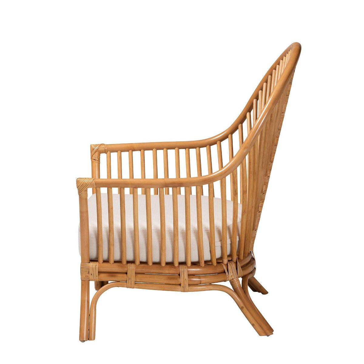 bali & pari Lisabon Rattan Arm Chair Light Honey - thumbnail 4