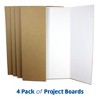 Flipside Products 36" x 48" 1 Ply White Project Board - Pack of 4 - 2 of 4