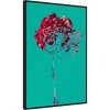 23" x 33" Hydrangea Blossom by Teis Albers Framed Canvas Wall Art Print - Amanti Art: Modern Lithograph, Vertical Layout - 2 of 4