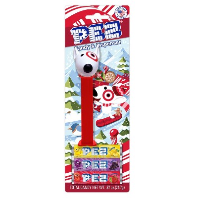 Pez Christmas Bullseye Dispenser - 0.87oz