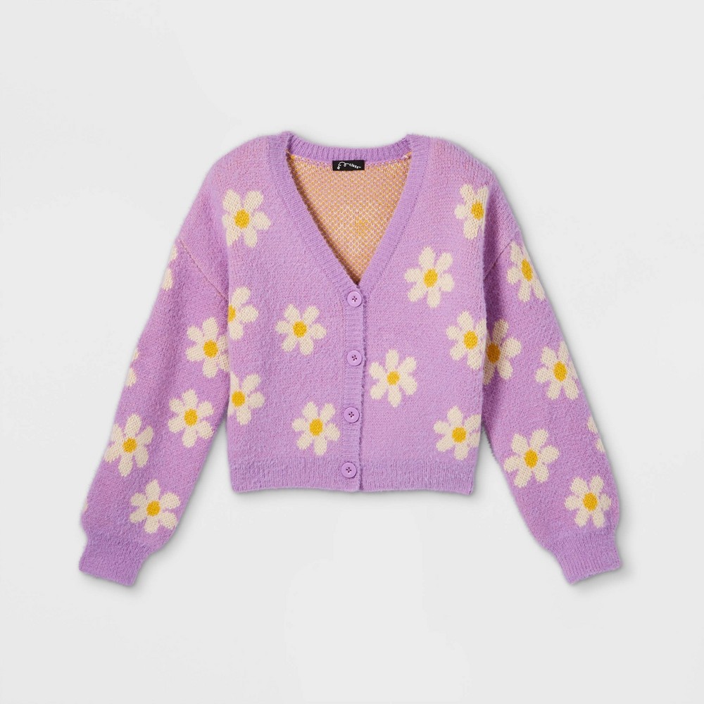 Girls' Boxy Cardigan - Art Class