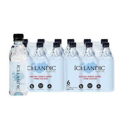 Icelandic Glacial Natural Spring Water, Unflavored - 330 Ml (Pack of 24)