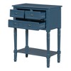 Ridstar 31.4 in. H Blue Console Tables with Three Storage Drawers & Bottom Shelf - 2 of 4