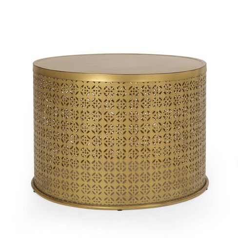 Target gold coffee store table