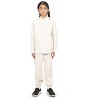 EVERYDAY KIDS All-Season Off-White Pullover Hoodie – Warm Fleece Sweatshirt with Hood – Ideal for School, Outdoor Play, or Travel – Girls Hoodie - 3 of 4