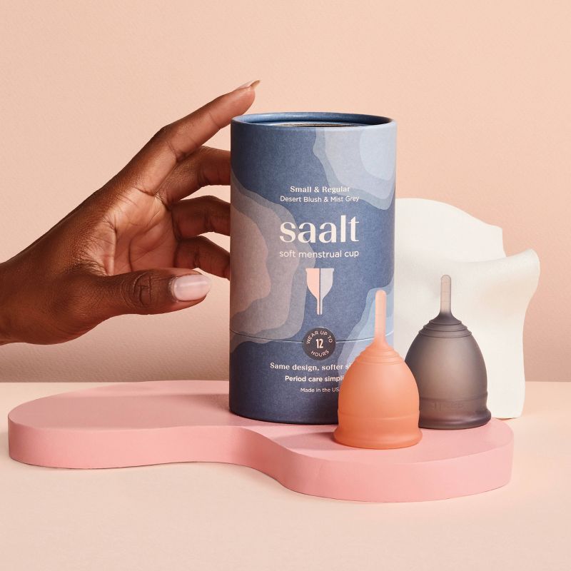 Saalt Soft Menstrual Cups - Small &#38; Regular - 2pk, 5 of 10