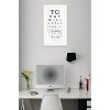 Eye Chart I by Artisan Marla Rae, Ready to Hang Framed Print, White Frame - 2 of 3