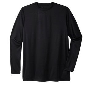 KingSize Men's Big & Tall No Sweat Long-Sleeve Crewneck Tee - 1 of 4